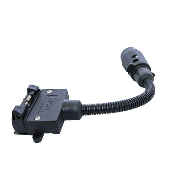 Adaptor 7 Pin Euro To 7 Pin Flat 300mm Long - Brixton 4x4 - Buy Online Now!